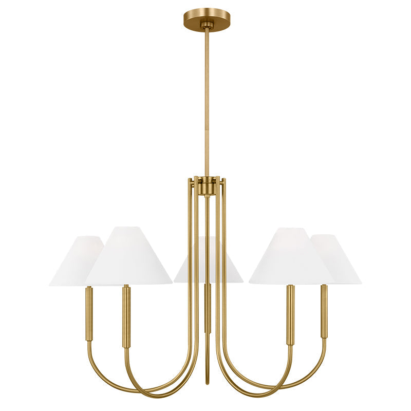 Nycareth Vintage Industrial Fabric Chandelier - Letslighting