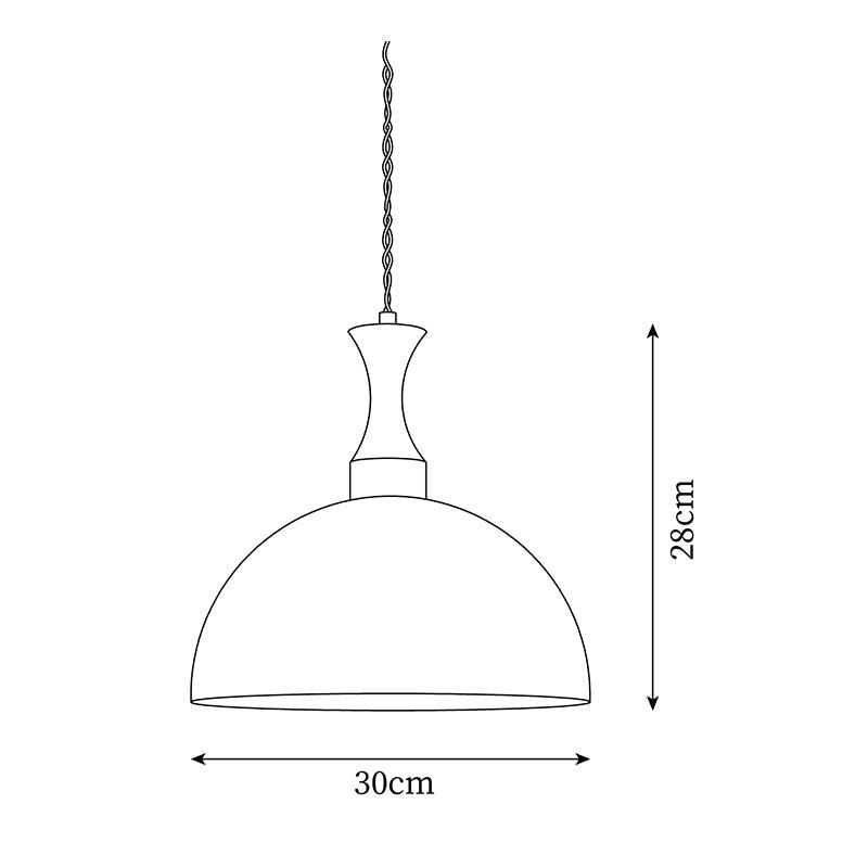 Antique Glass Pendant Light - Letslighting