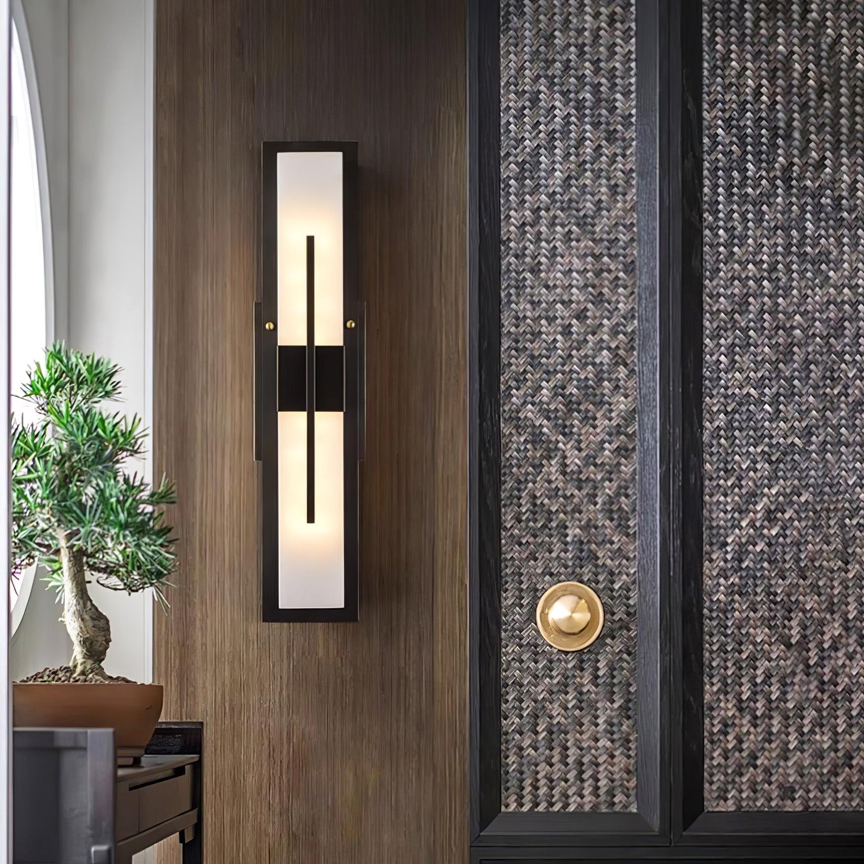 Lylirel Rectangular Alabaster Wall Light