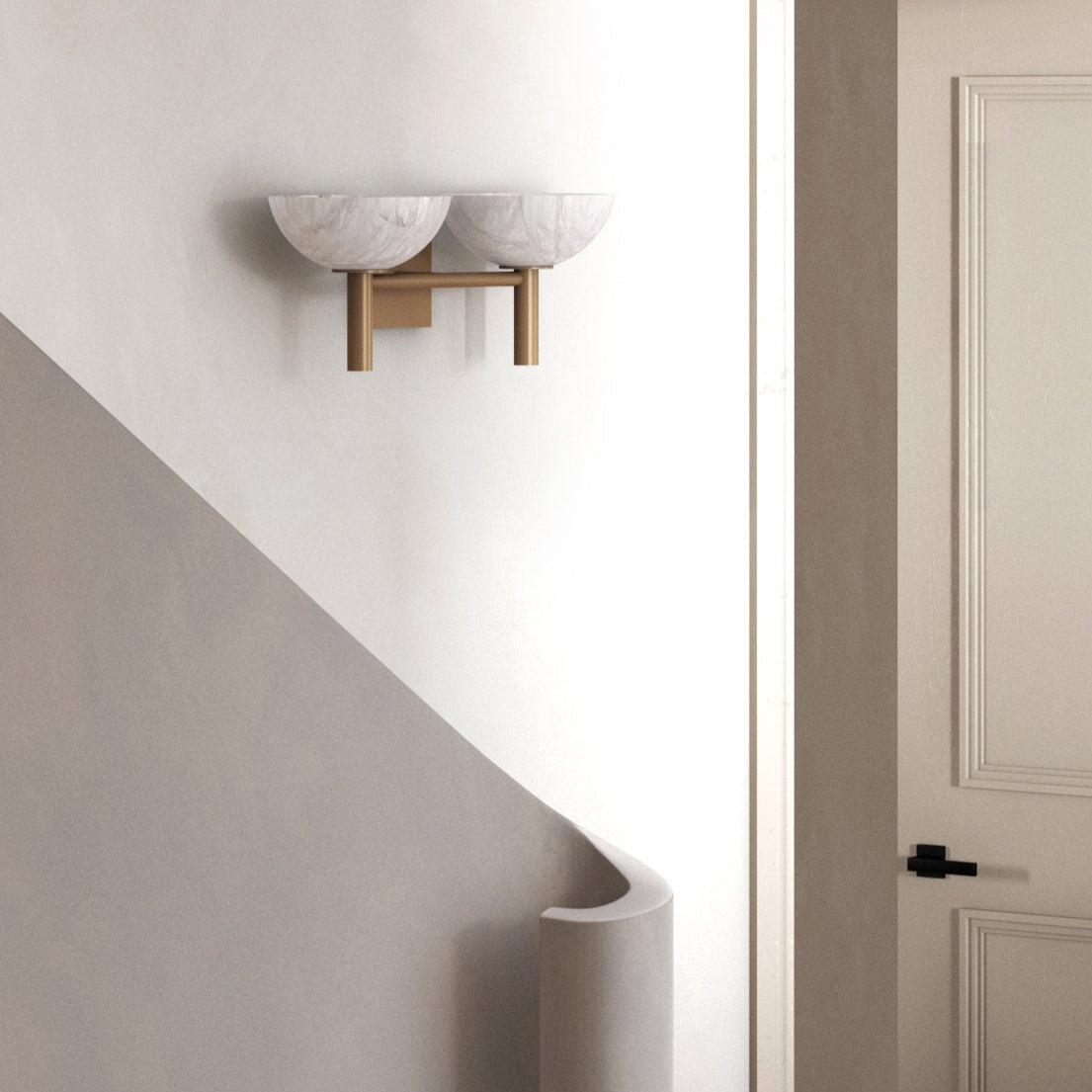 Weft Modern Minimalist Alabaster Wall Lamp - Letslighting