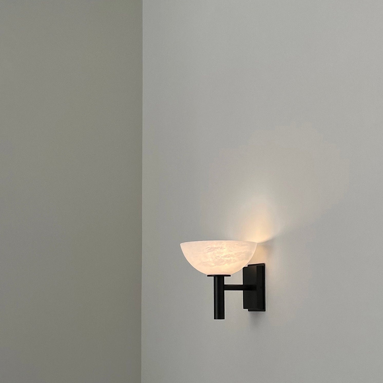 Weft Modern Minimalist Alabaster Wall Lamp - Letslighting
