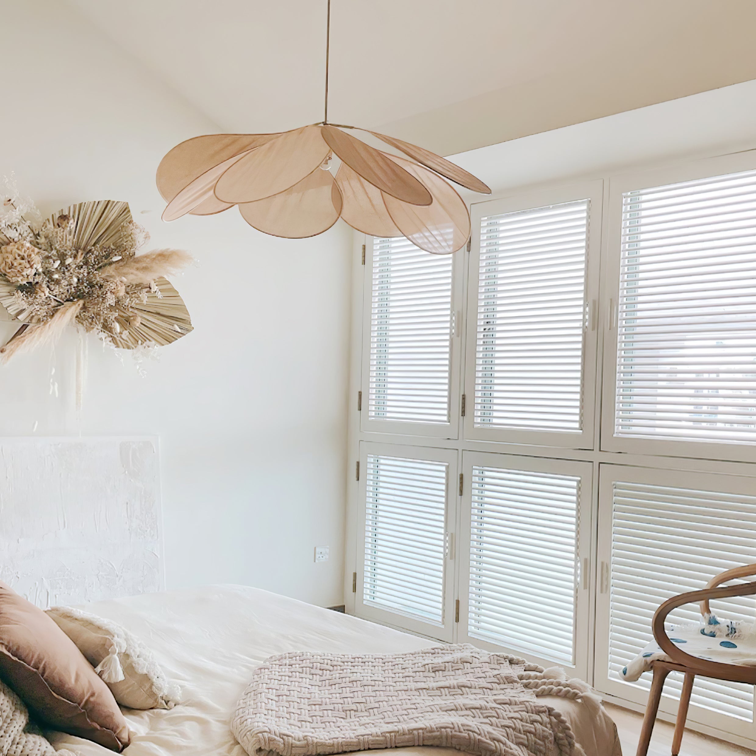 Zerithire Fabric Nature-inspired Pendant Lamp - Letslighting