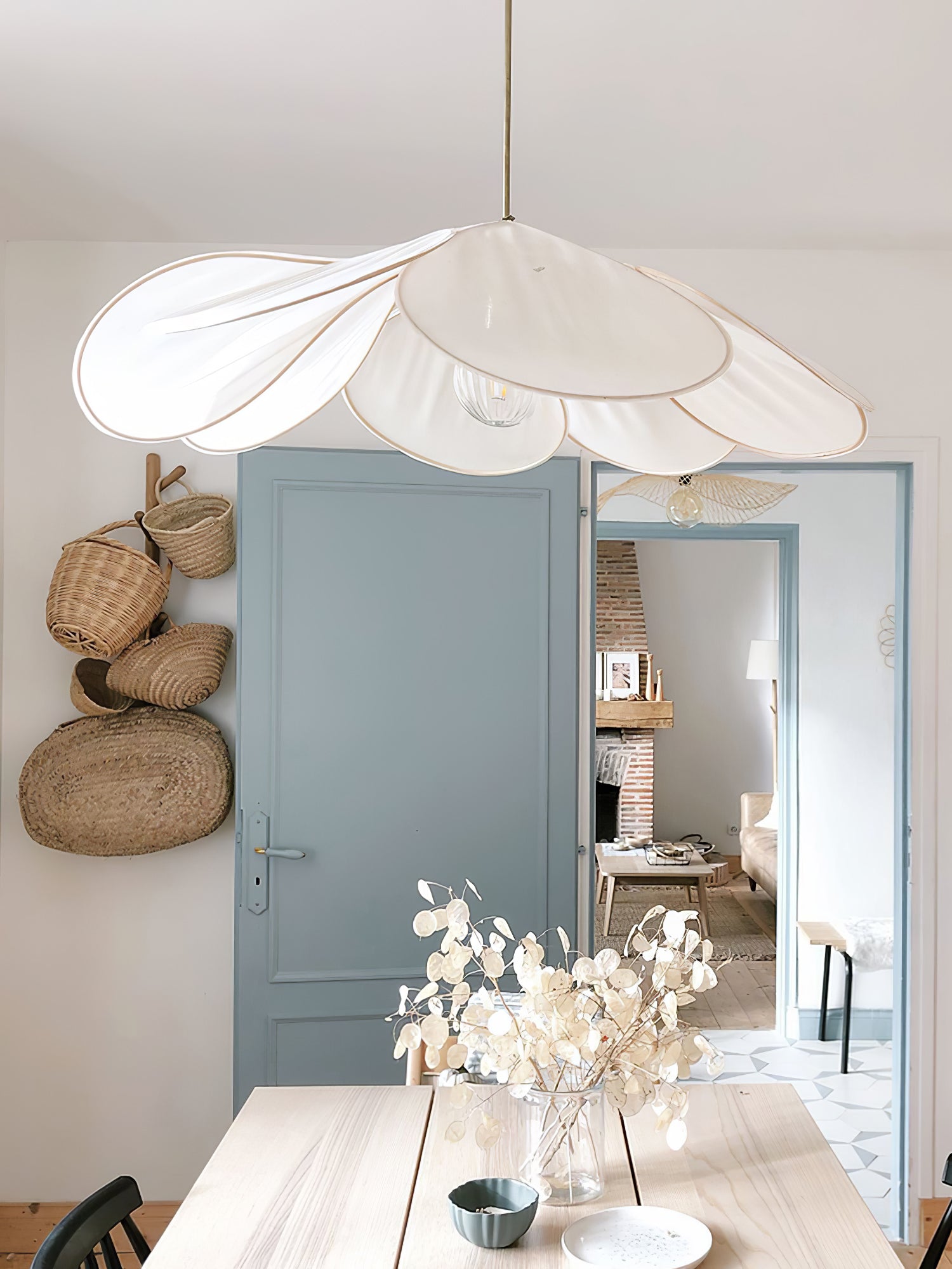 Zerithire Fabric Nature-inspired Pendant Lamp - Letslighting