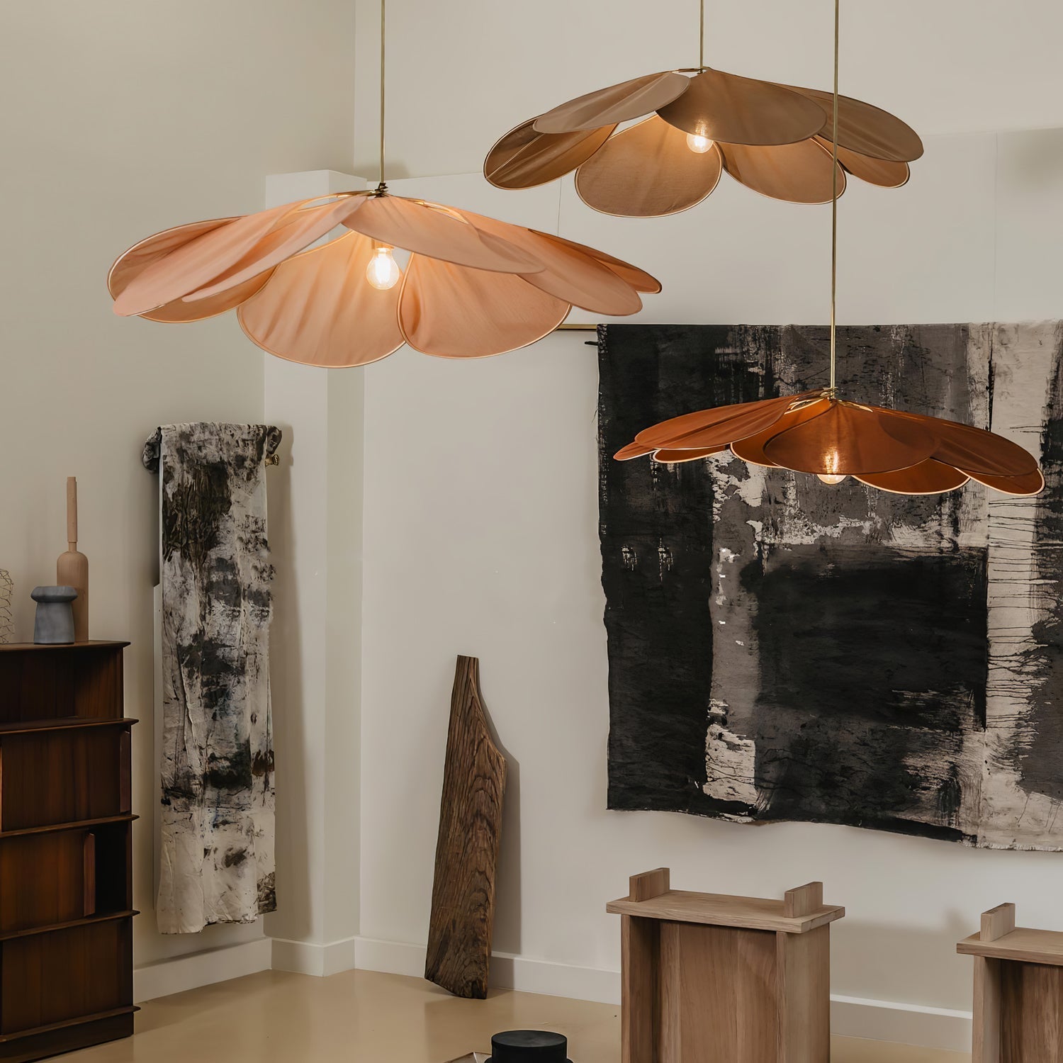 Zerithire Fabric Nature-inspired Pendant Lamp - Letslighting