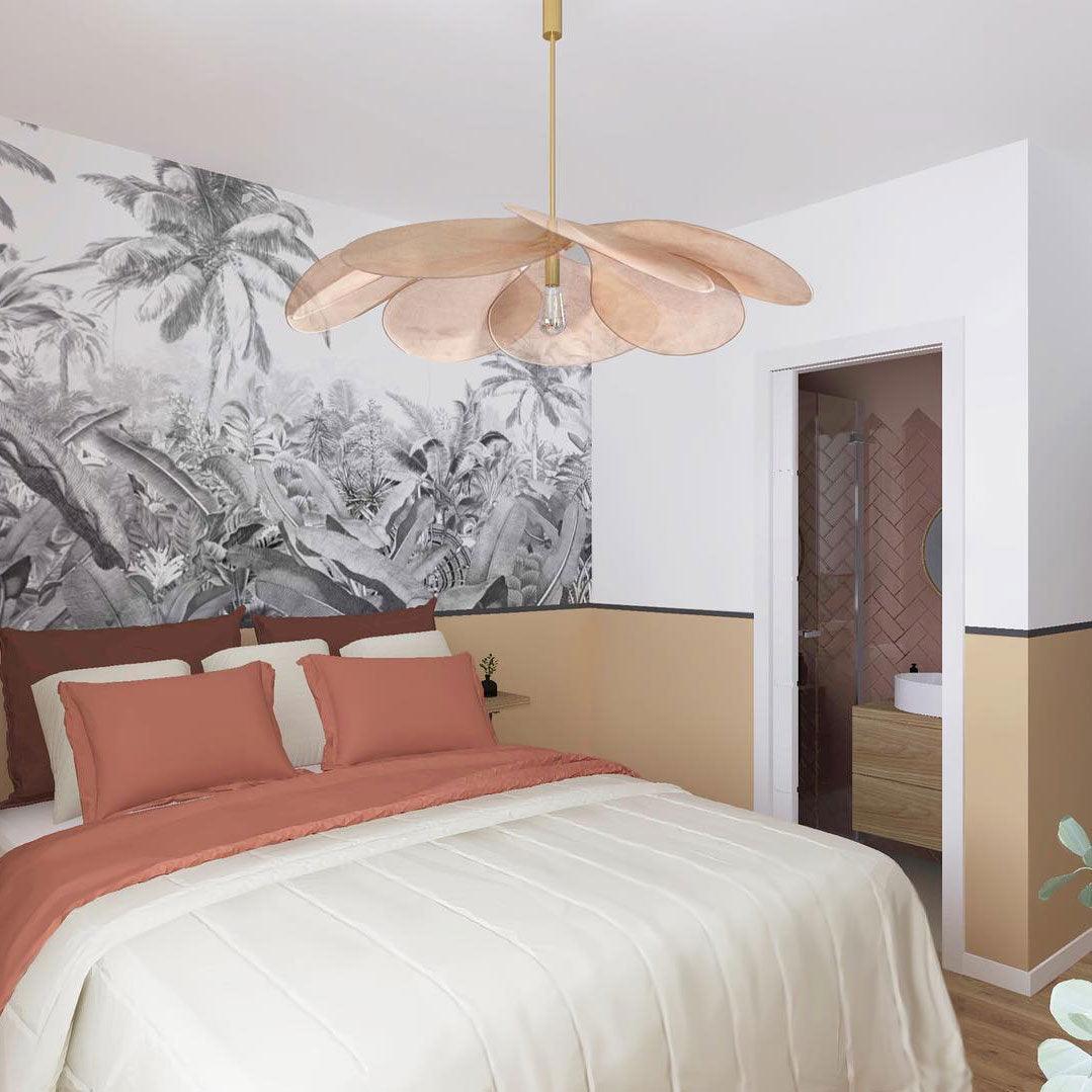 Zerithire Fabric Nature-inspired Pendant Lamp - Letslighting