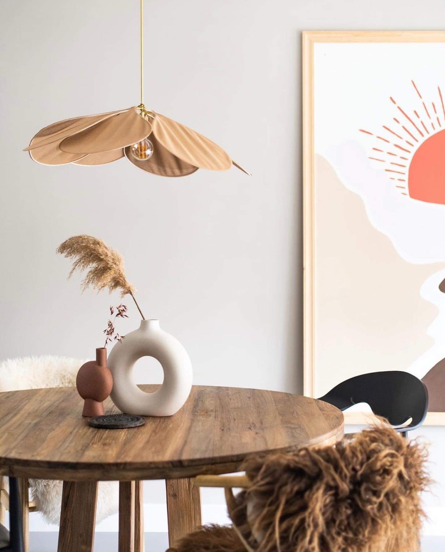 Zerithire Fabric Nature-inspired Pendant Lamp - Letslighting