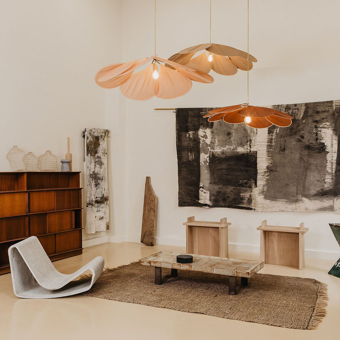 Zerithire Fabric Nature-inspired Pendant Lamp - Letslighting