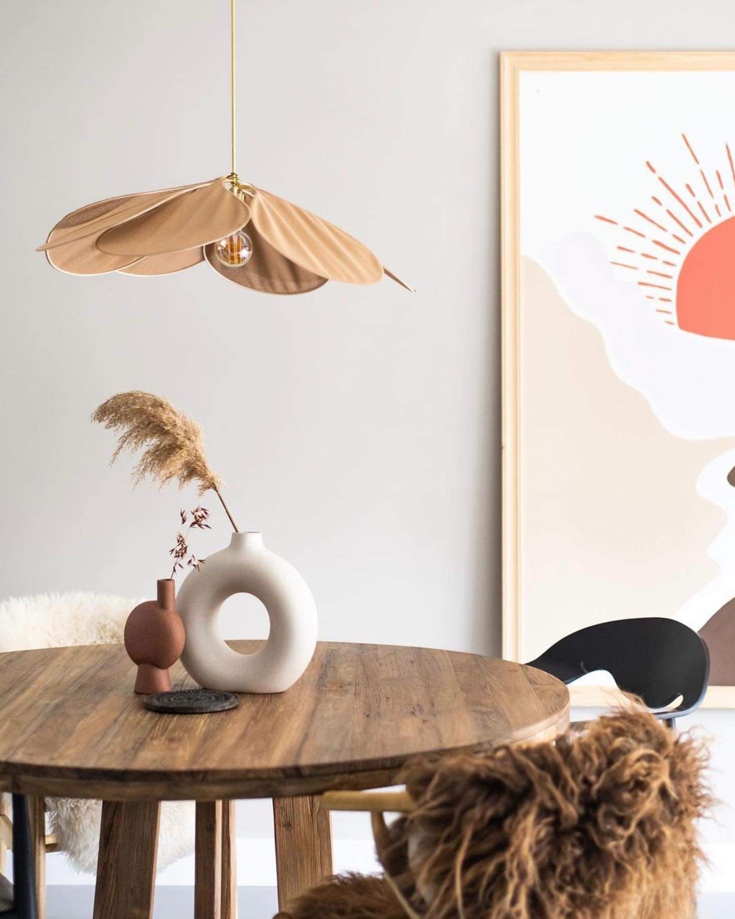 Zerithire Fabric Nature-inspired Pendant Lamp - Letslighting
