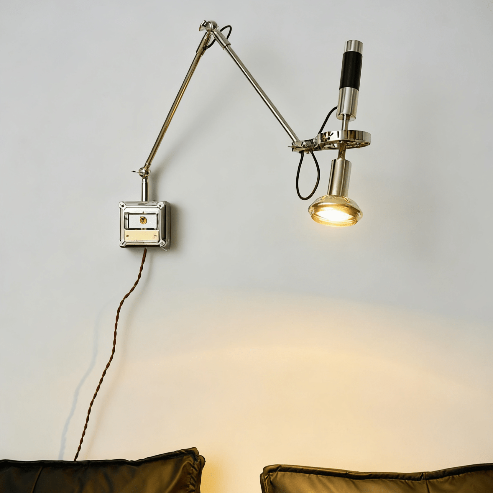 Beam Industrial Metal Wall Lamp