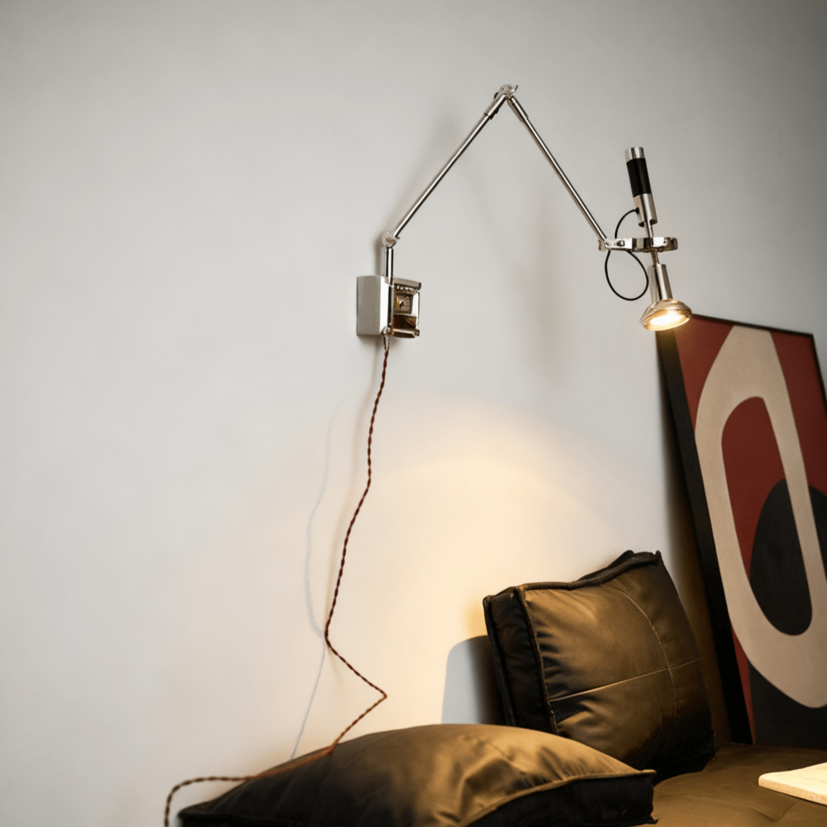 Beam Industrial Metal Wall Lamp