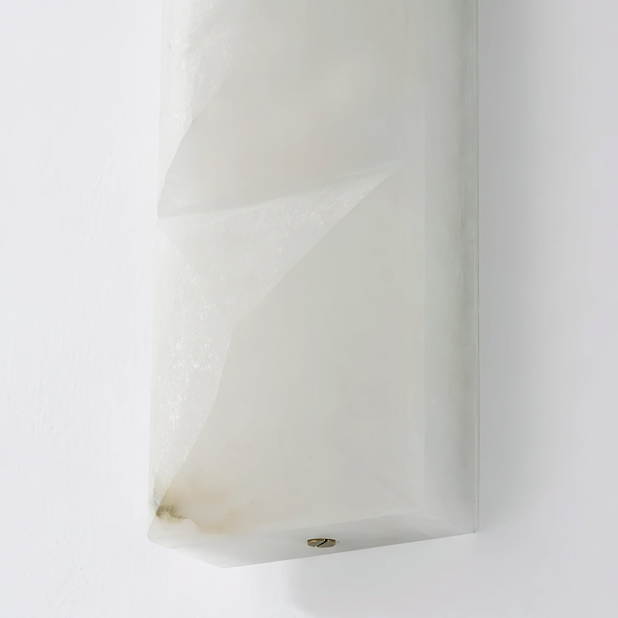 Dione Geometric Alabaster Wall Light