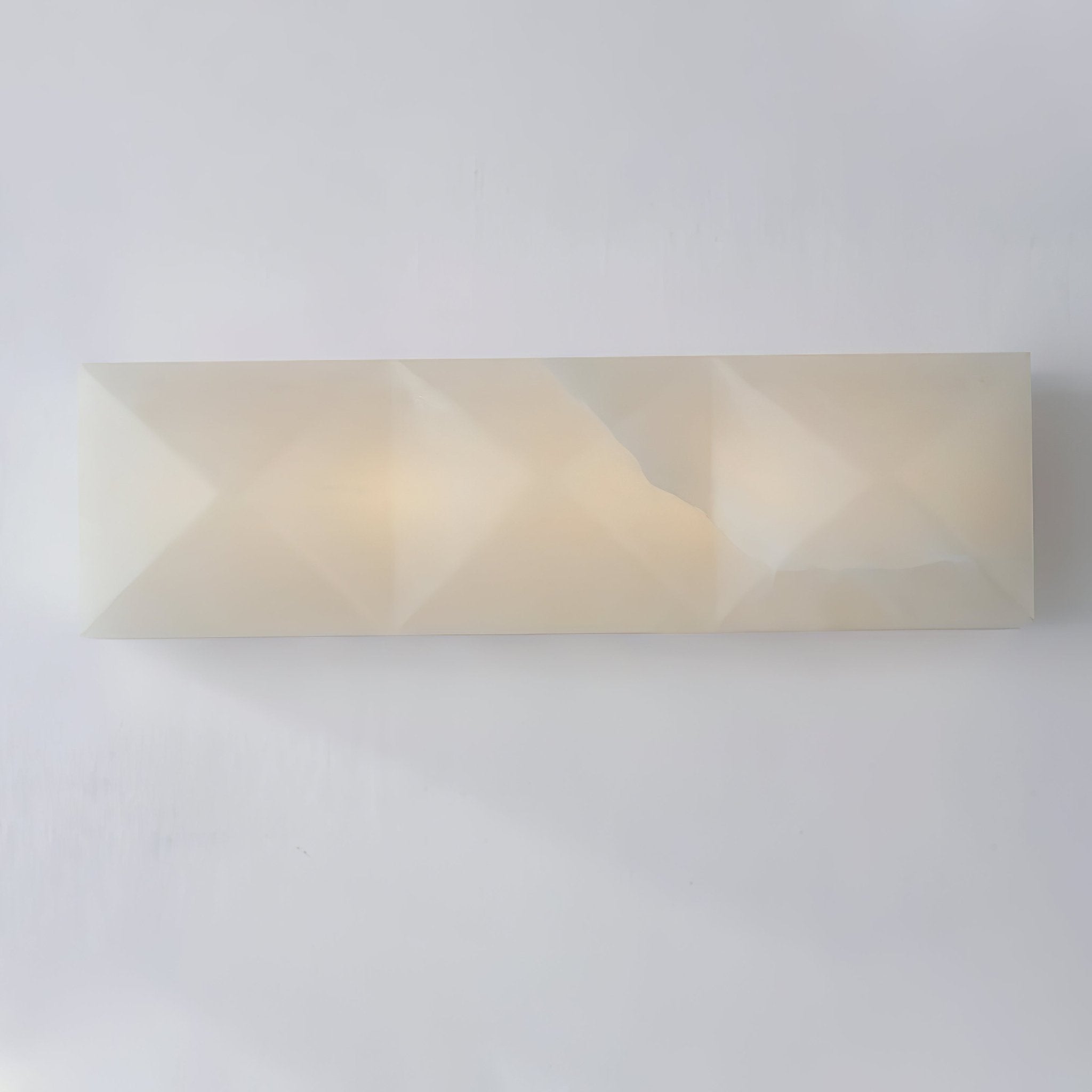 Dione Geometric Alabaster Wall Light
