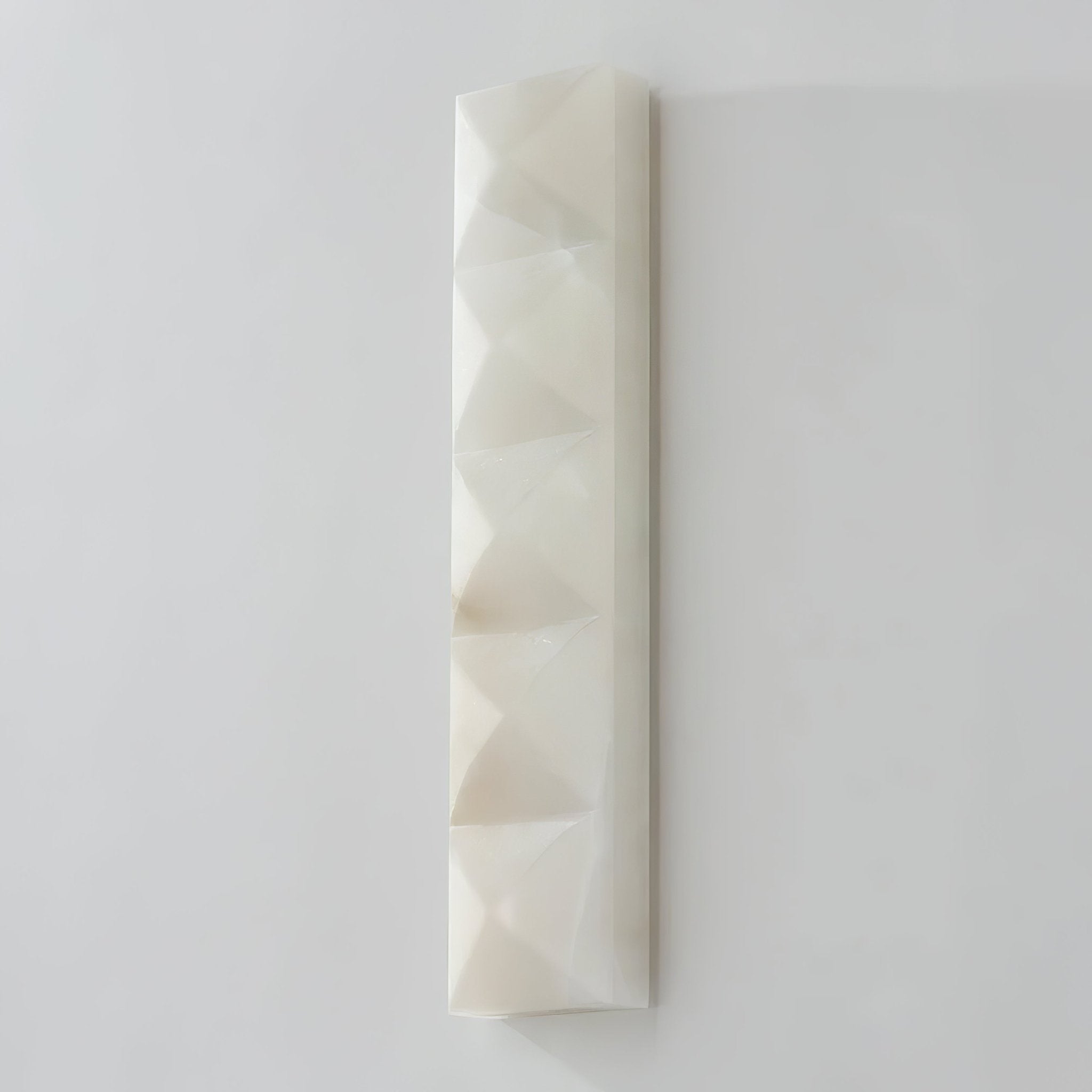 Dione Geometric Alabaster Wall Light