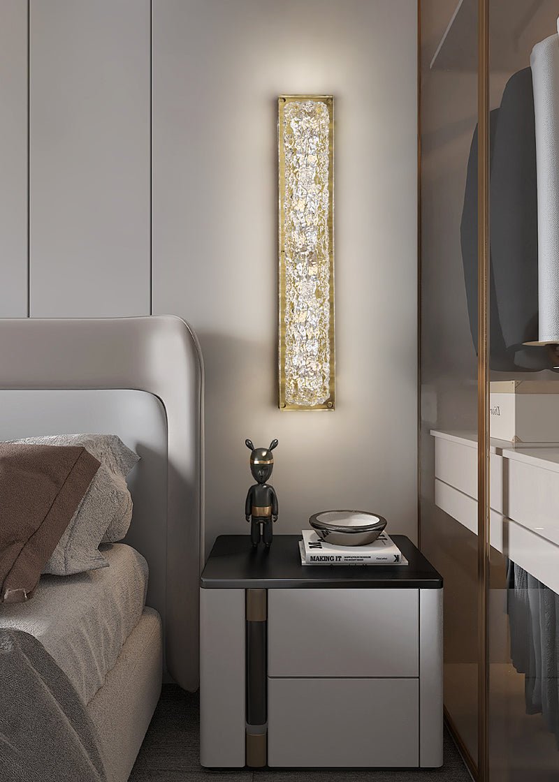 Egan Prismatic Rectangle Resin Wall Lamp - Letslighting