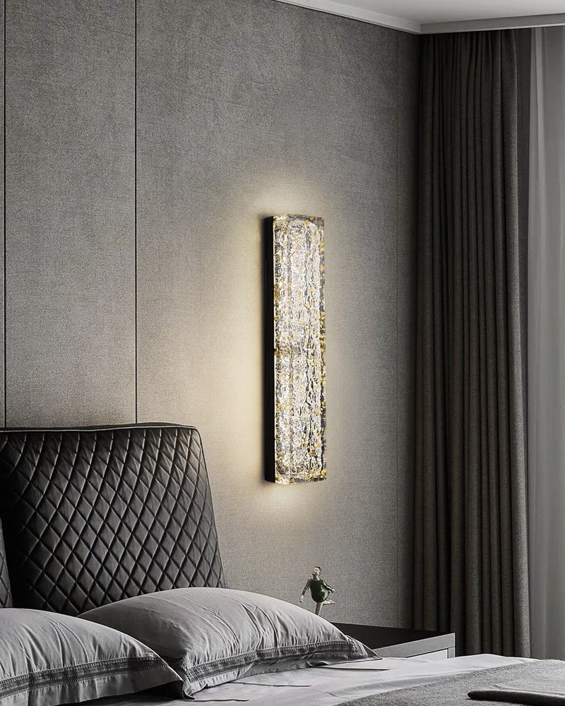 Egan Prismatic Rectangle Resin Wall Lamp - Letslighting