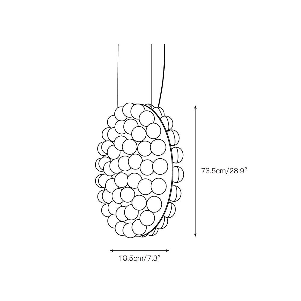 Ulvinos Individual Creativity Resin Glass Chandelier - Letslighting