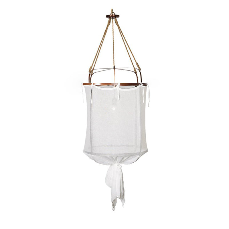 Erina Modern Minimalist Linen Chandelier - Letslighting