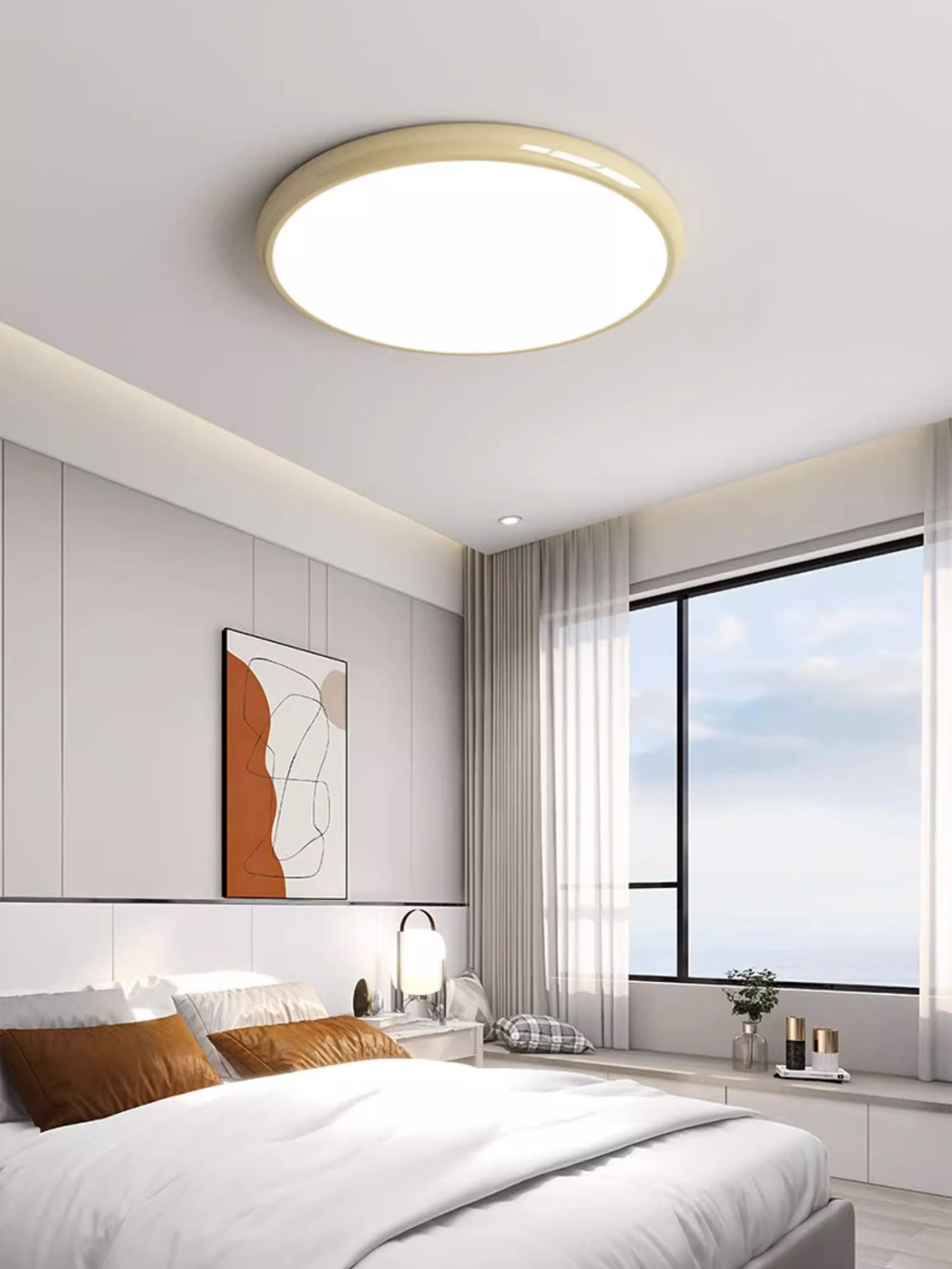 Aurdoreth LED Modern Minimalist Flush Mount Ceiling Light - Letslighting
