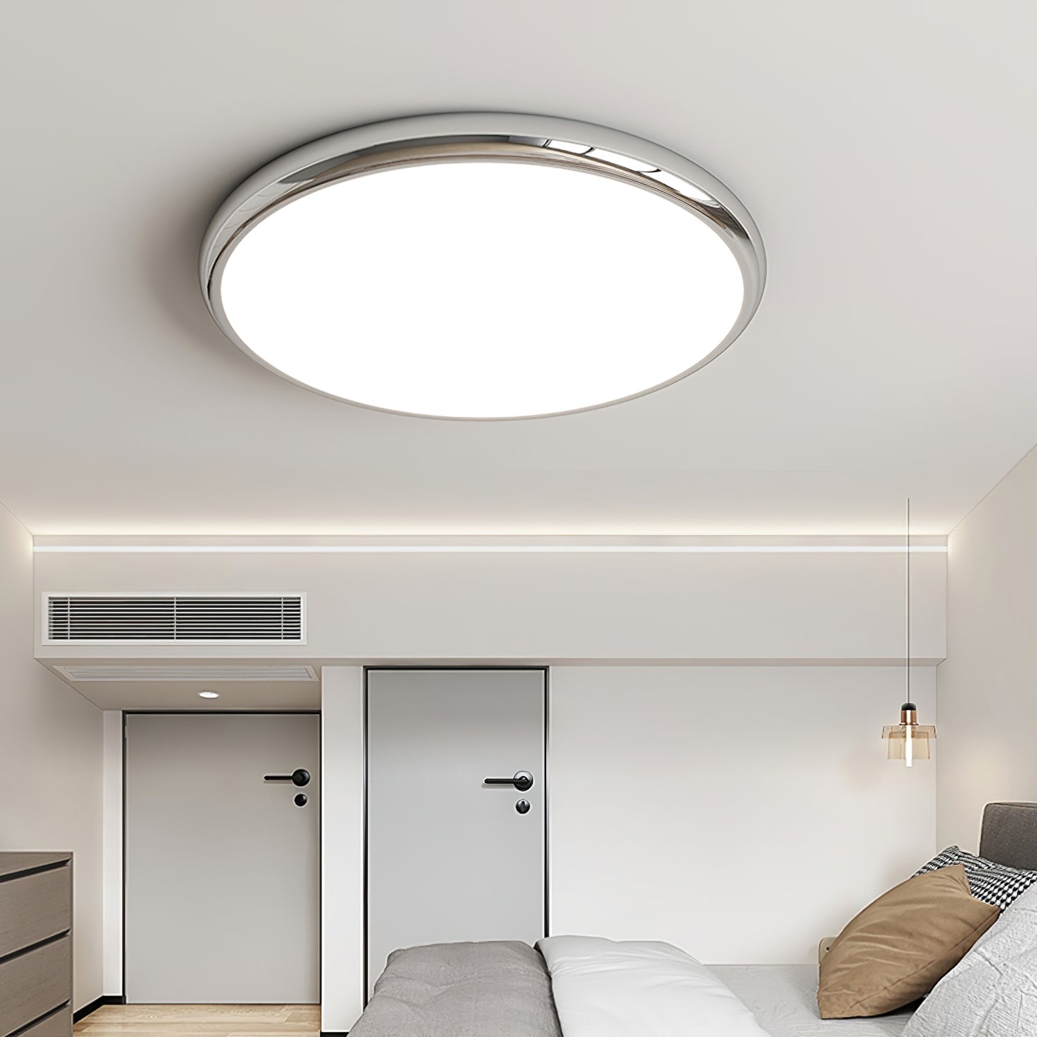 Aurdoreth LED Modern Minimalist Flush Mount Ceiling Light - Letslighting