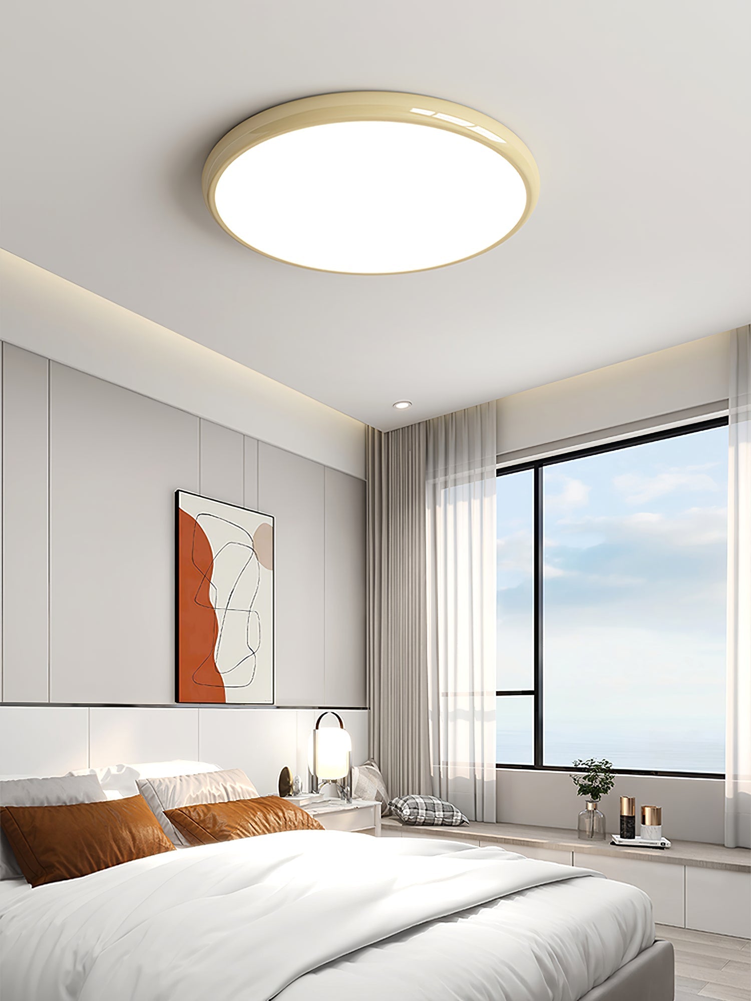 Aurdoreth LED Modern Minimalist Flush Mount Ceiling Light - Letslighting