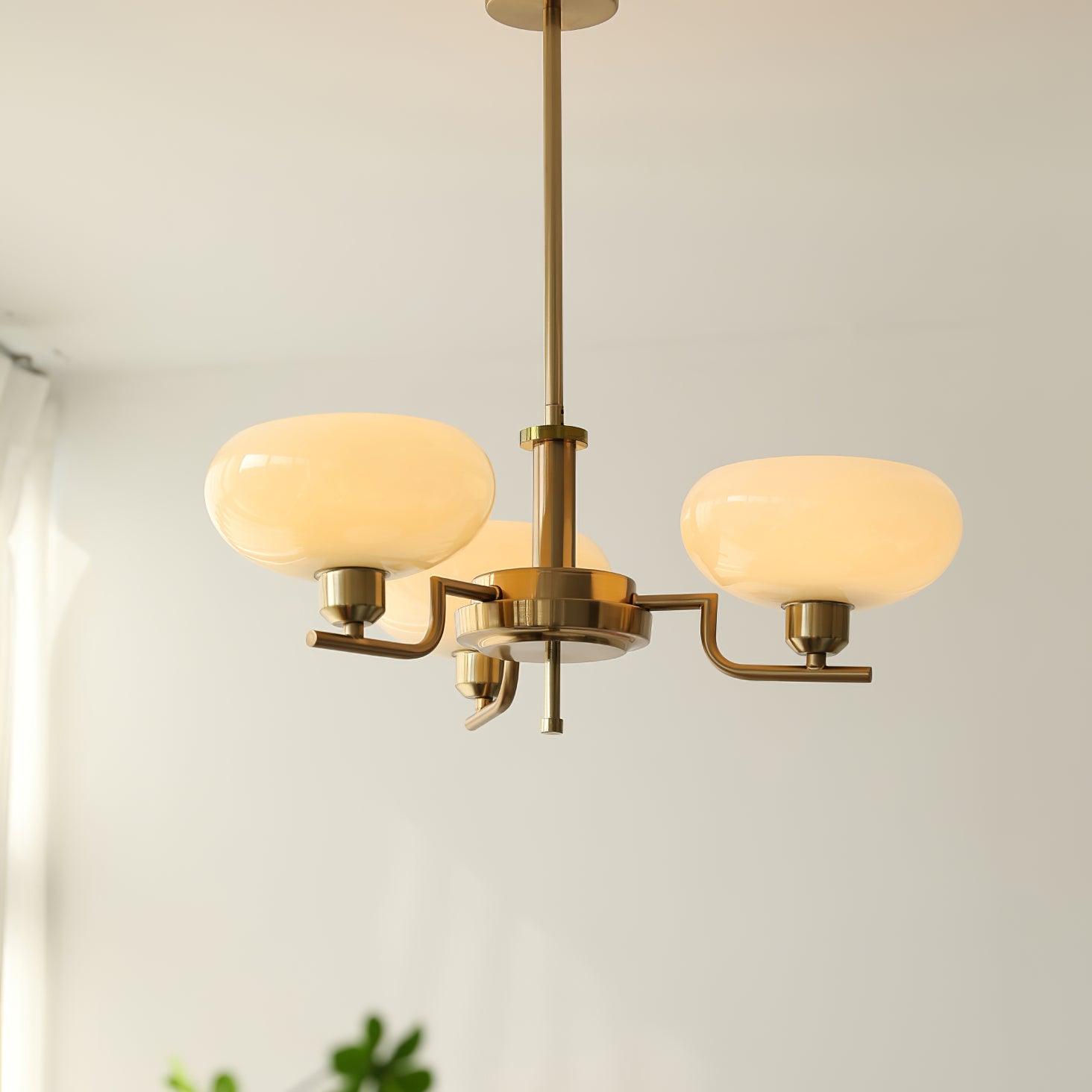 Valentina Chandeliers Glass Midcentury