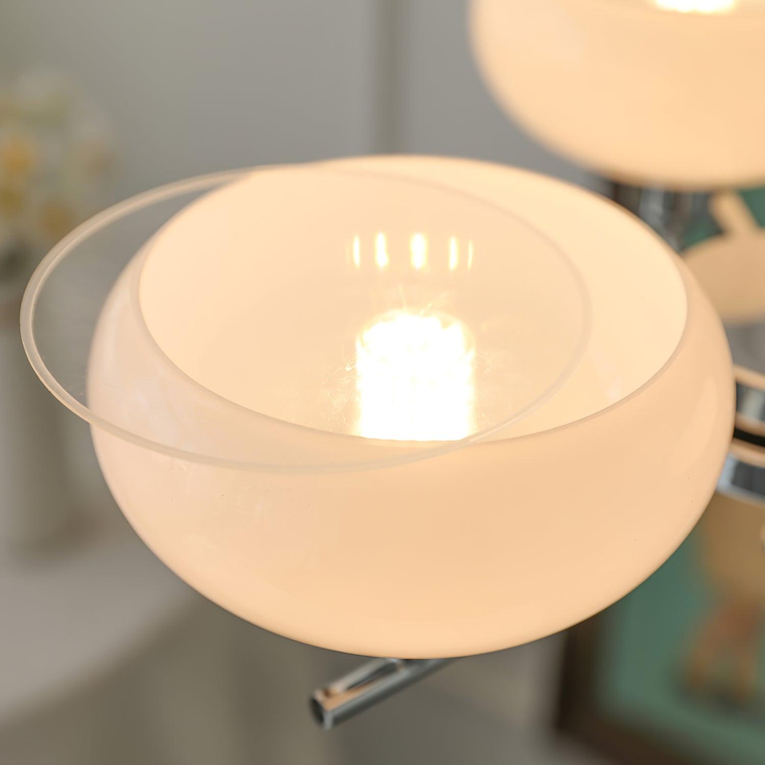 Valentina Chandeliers Glass Midcentury