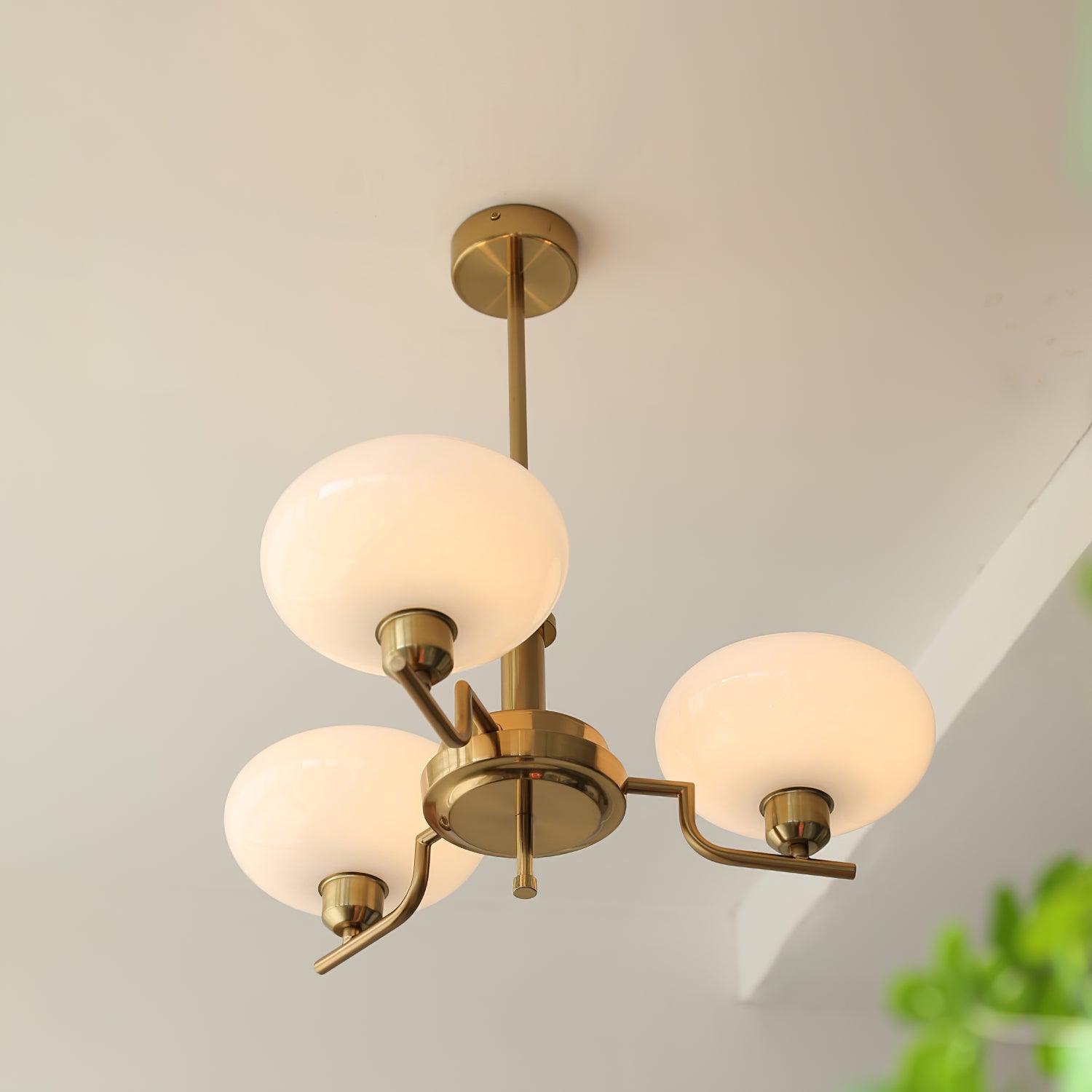 Valentina Chandeliers Glass Midcentury