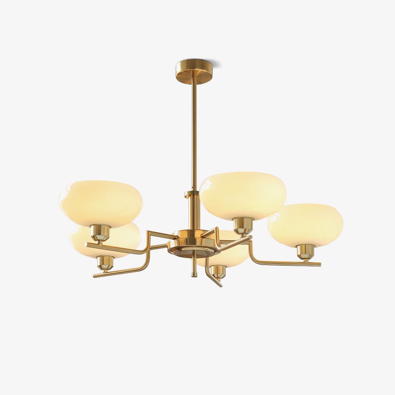 Valentina Chandeliers Glass Midcentury