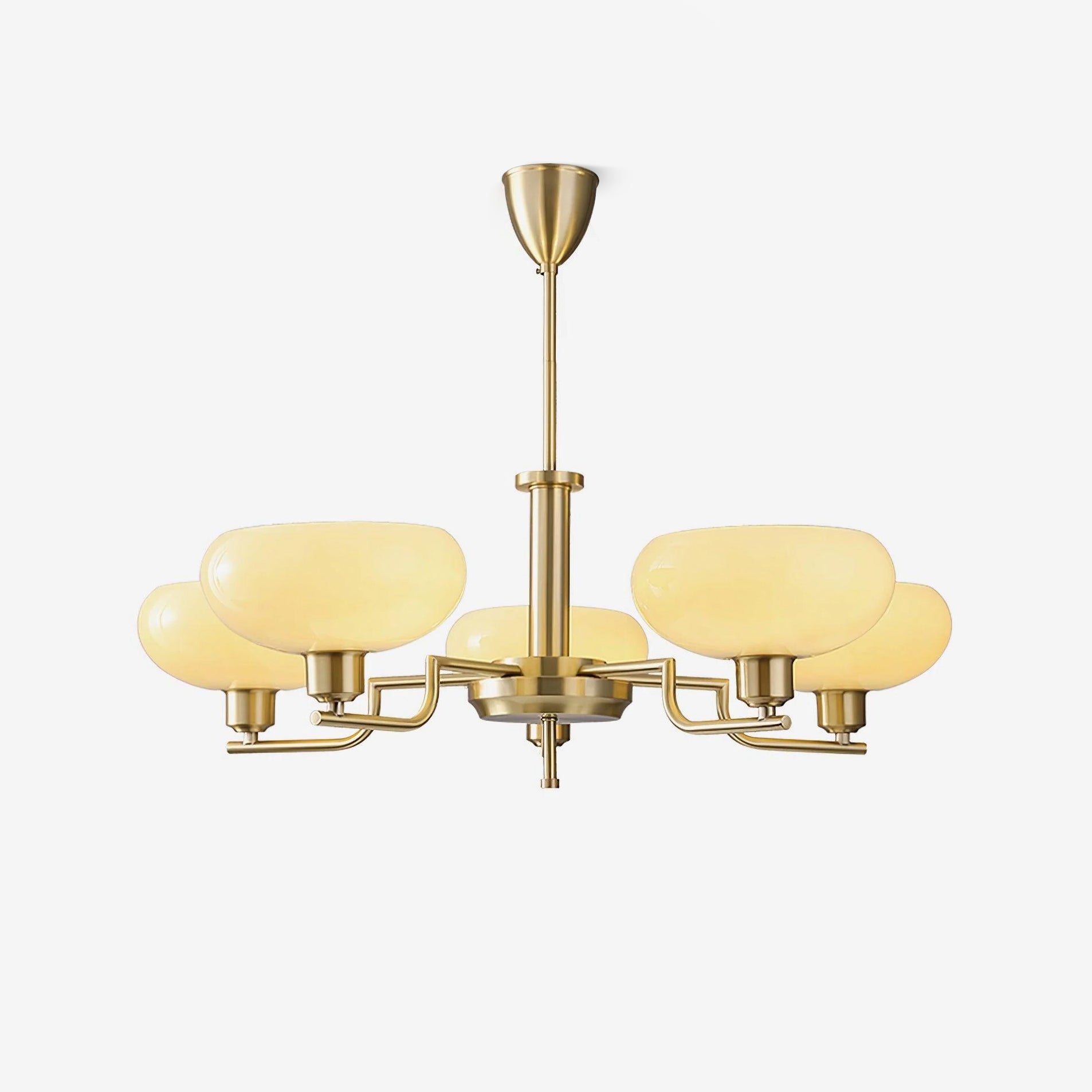 Valentina Chandeliers Glass Midcentury