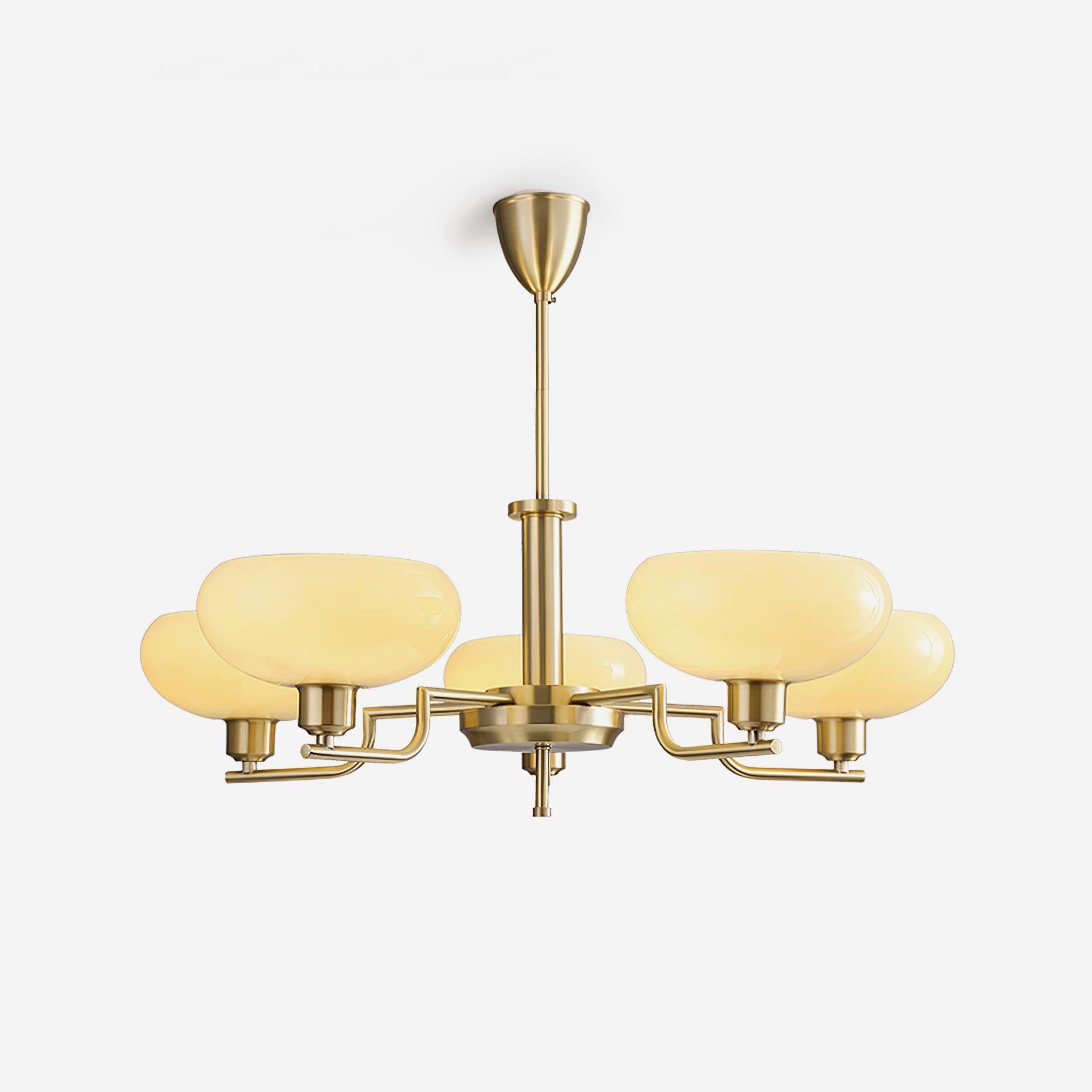 Valentina Chandeliers Glass Midcentury