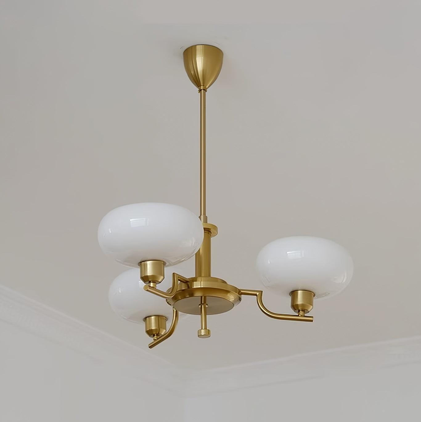 Valentina Chandeliers Glass Midcentury
