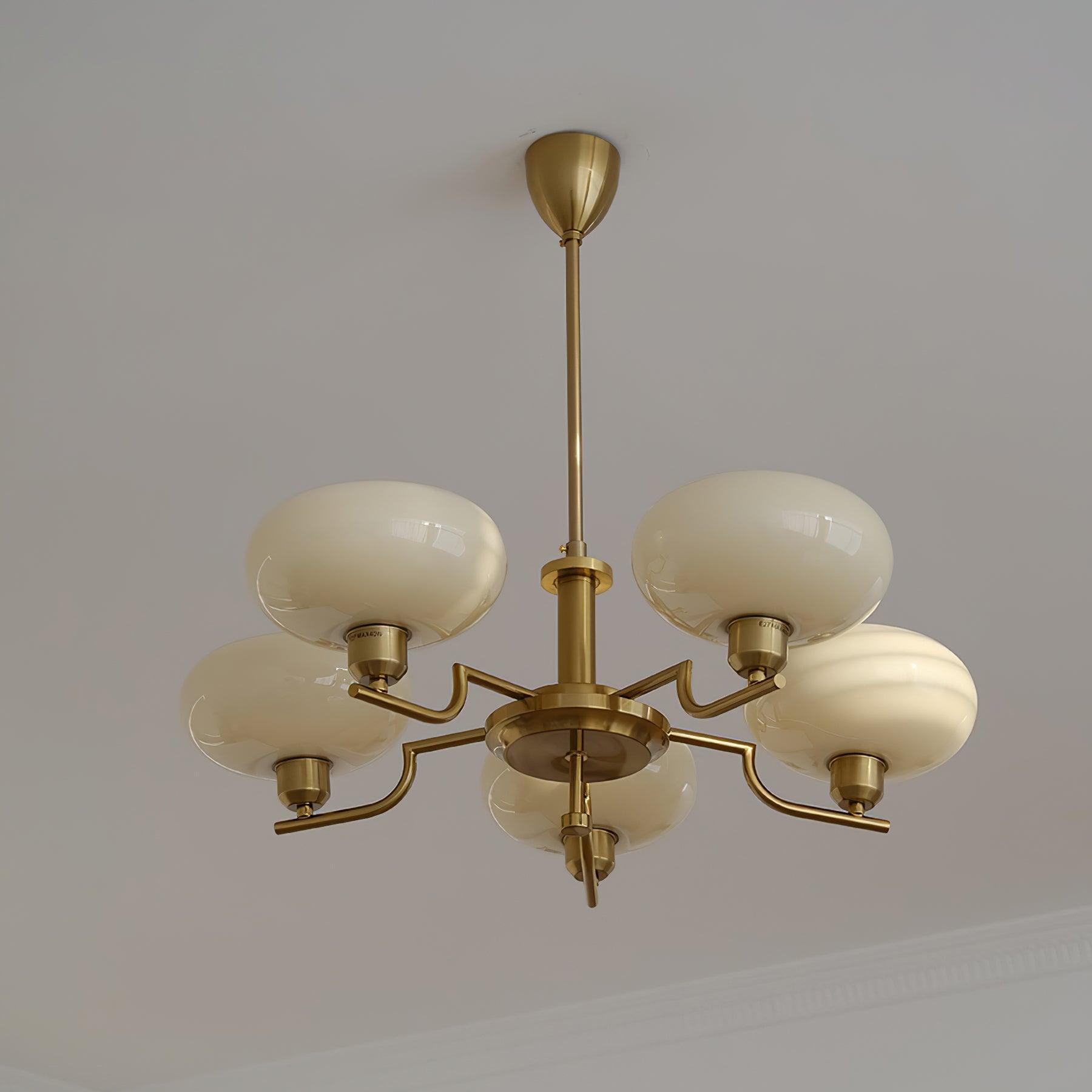 Valentina Chandeliers Glass Midcentury