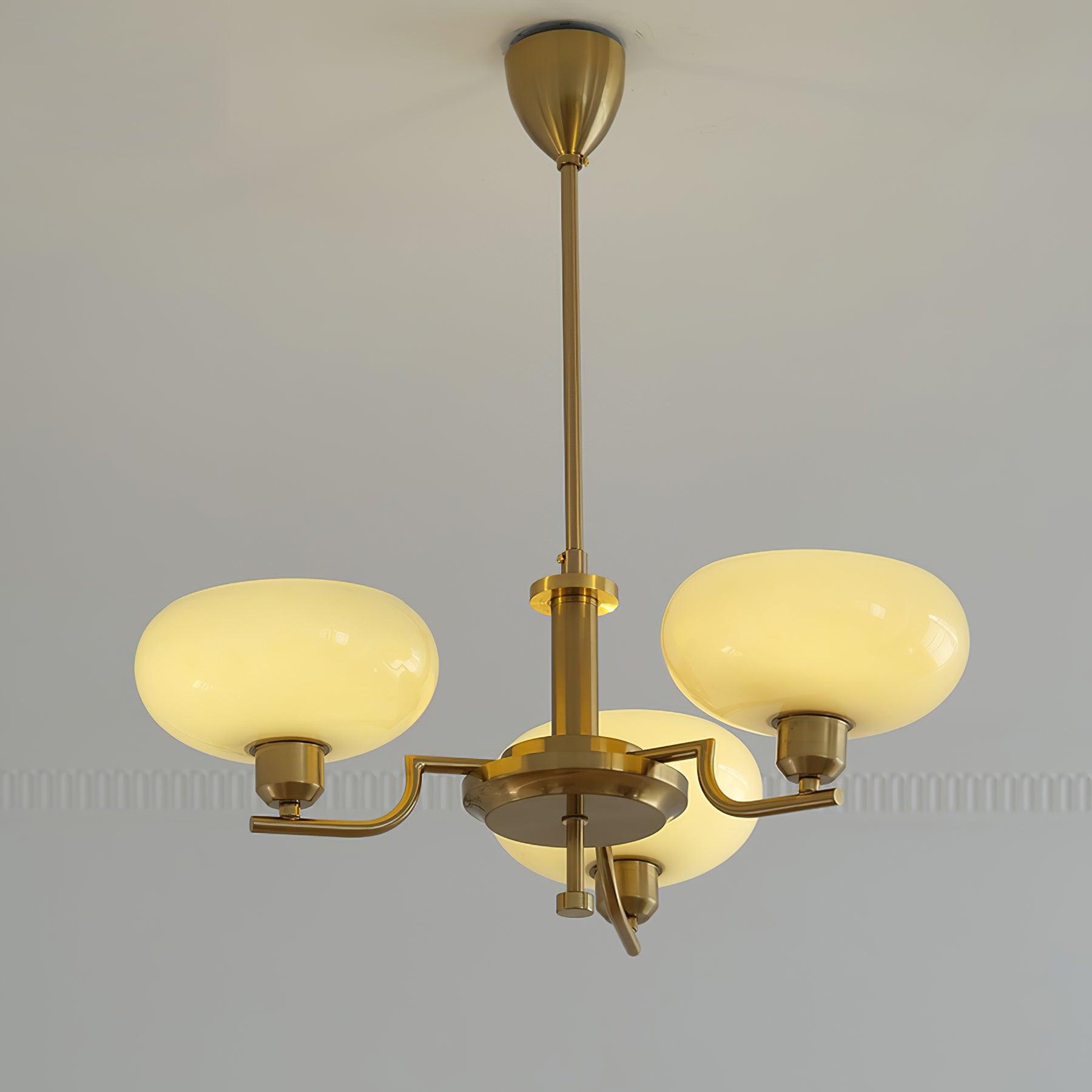 Valentina Chandeliers Glass Midcentury