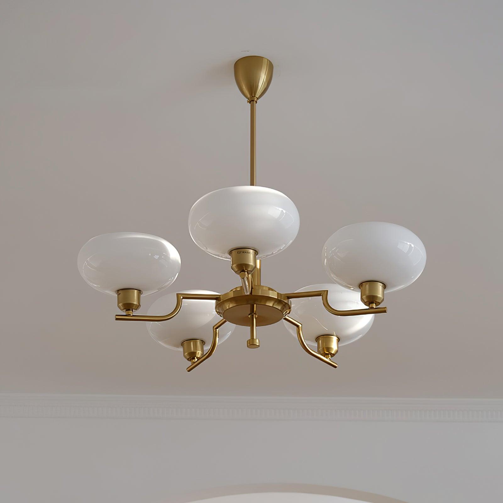 Valentina Chandeliers Glass Midcentury