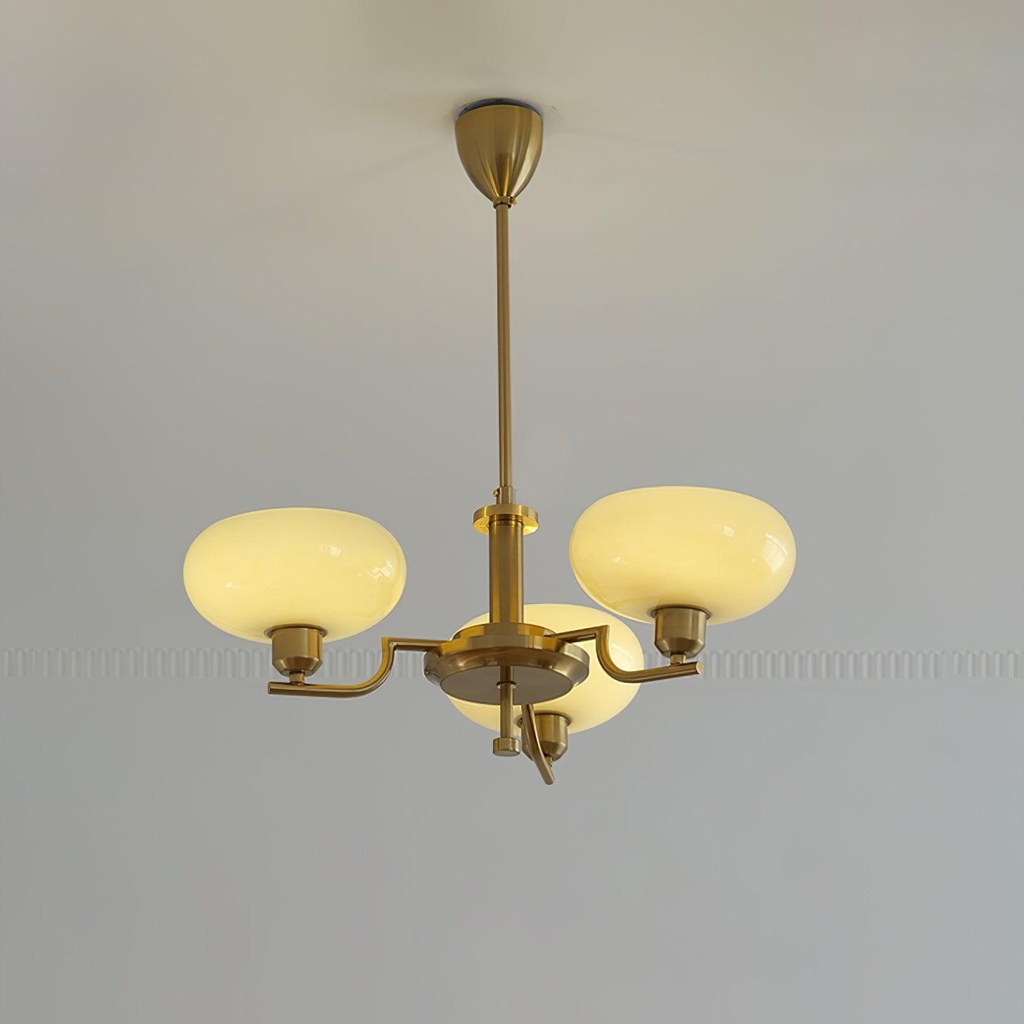 Valentina Chandeliers Glass Midcentury