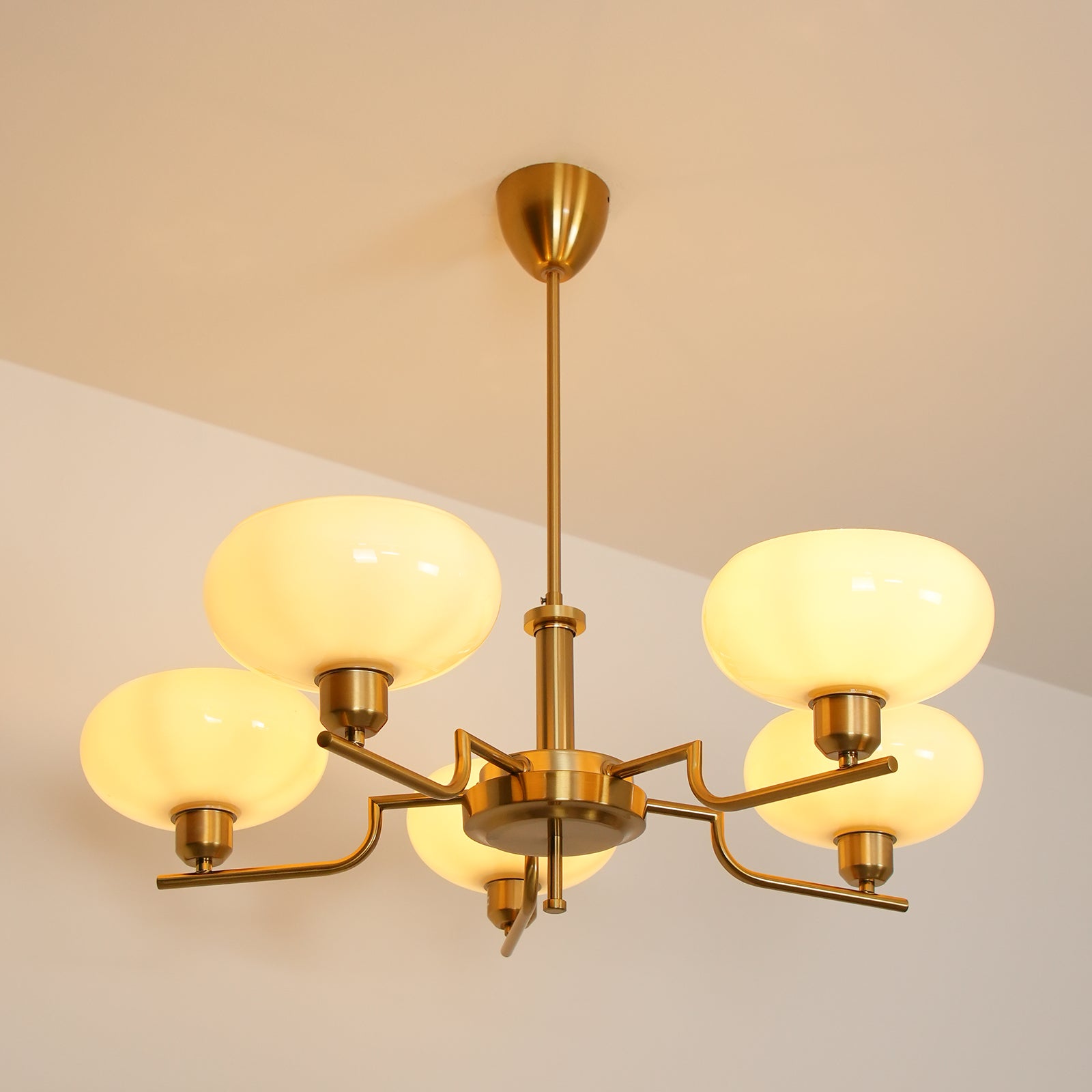 Valentina Chandeliers Glass Midcentury