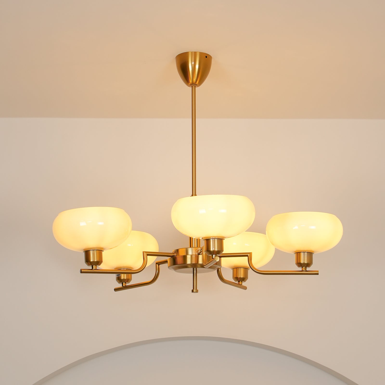 Valentina Chandeliers Glass Midcentury