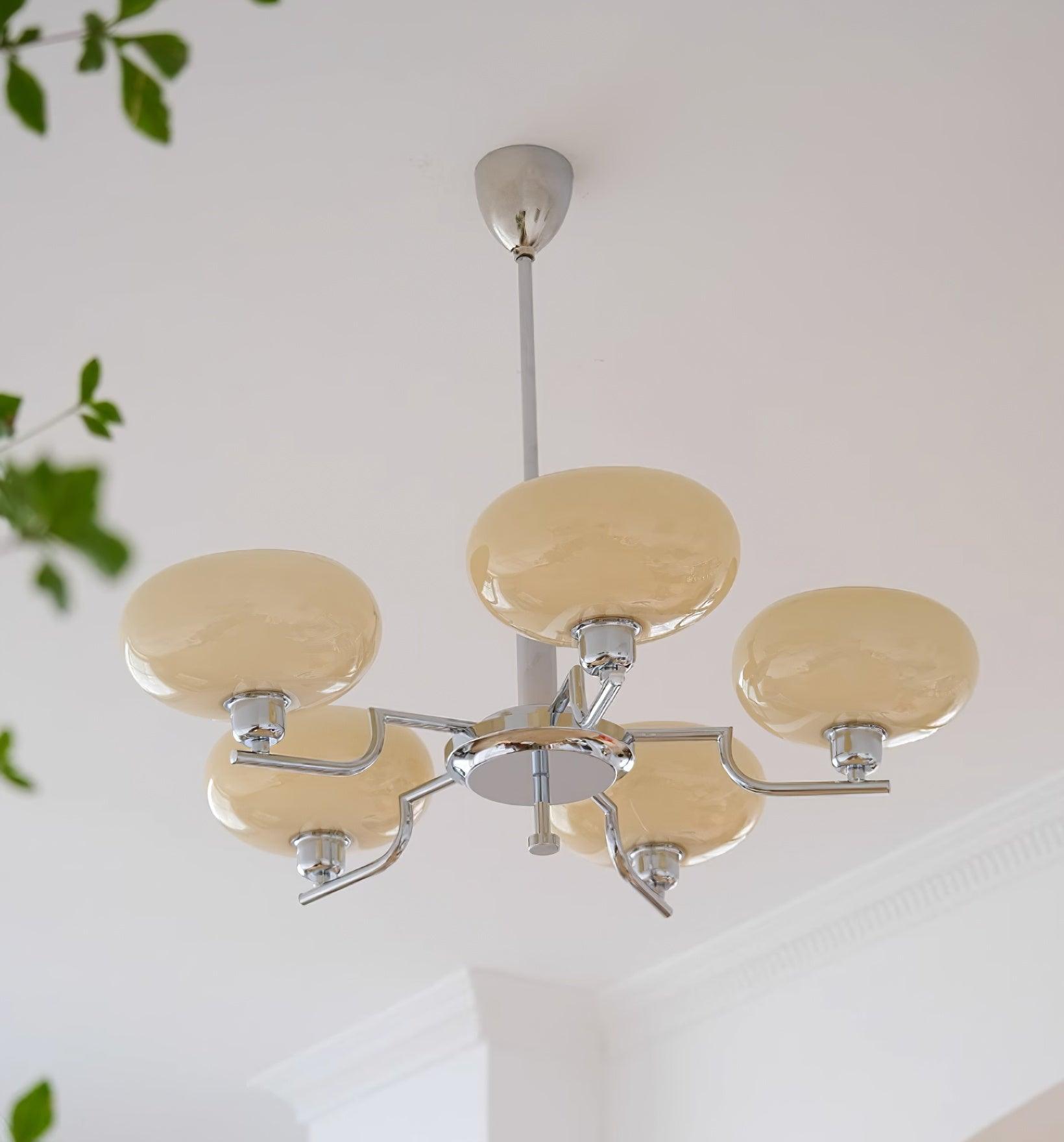 Valentina Chandeliers Glass Midcentury