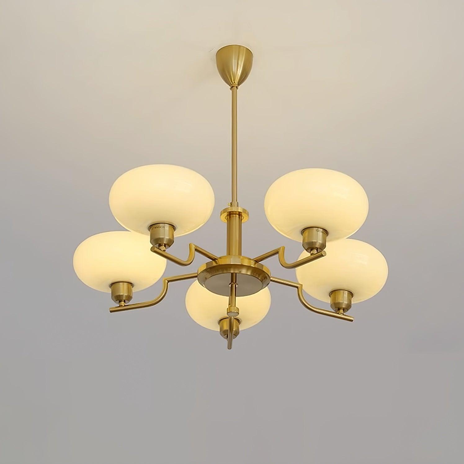 Valentina Chandeliers Glass Midcentury