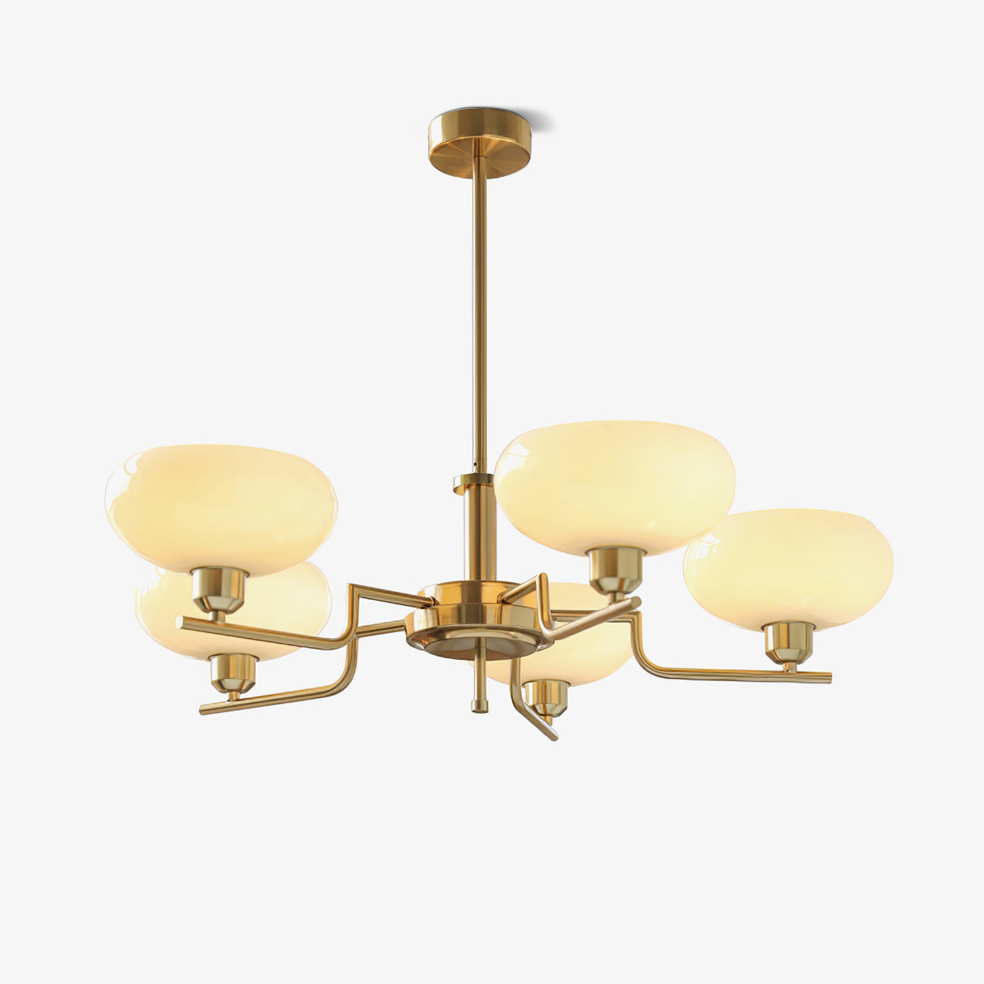 Valentina Chandeliers Glass Midcentury