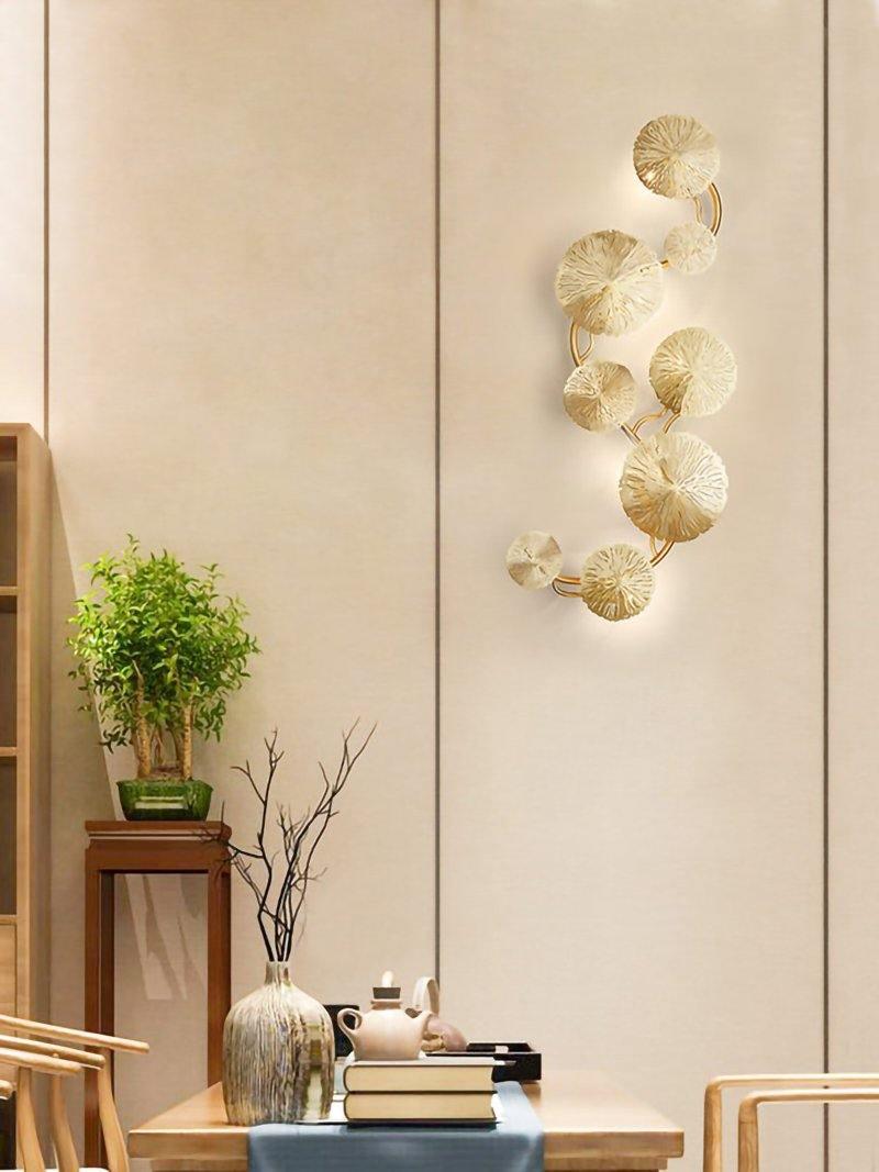 Lustra Wall Lamp Lotus Leaf Brass - Letslighting