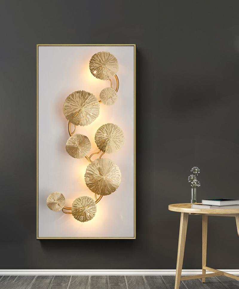 Lustra Wall Lamp Lotus Leaf Brass - Letslighting
