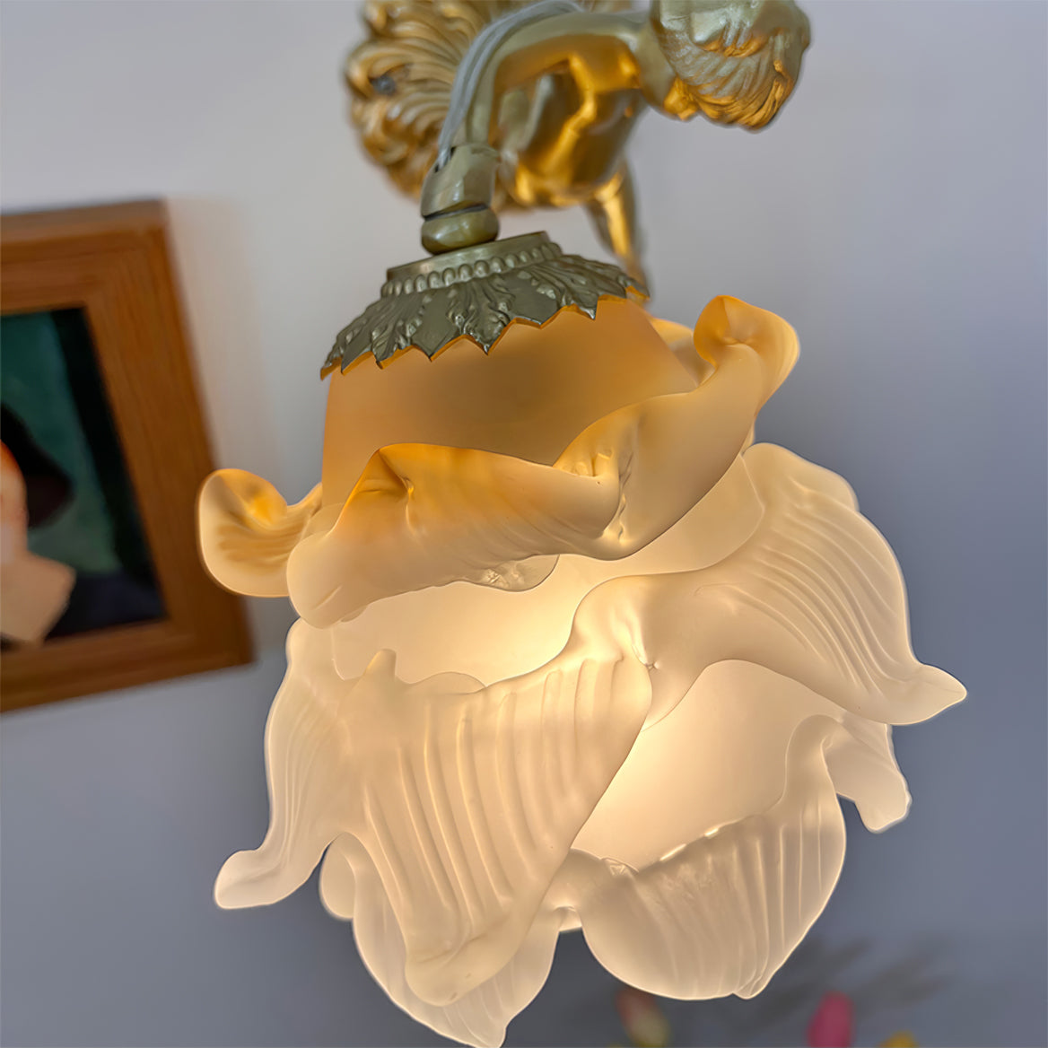 Valentina Glass Rose Wall Lamp - Letslighting