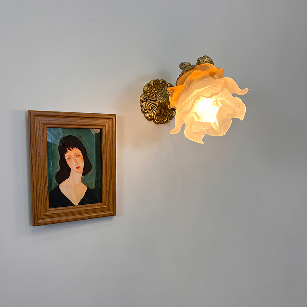 Valentina Glass Rose Wall Lamp - Letslighting