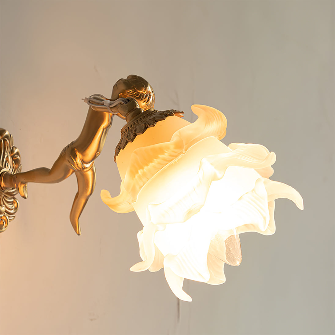 Valentina Glass Rose Wall Lamp - Letslighting
