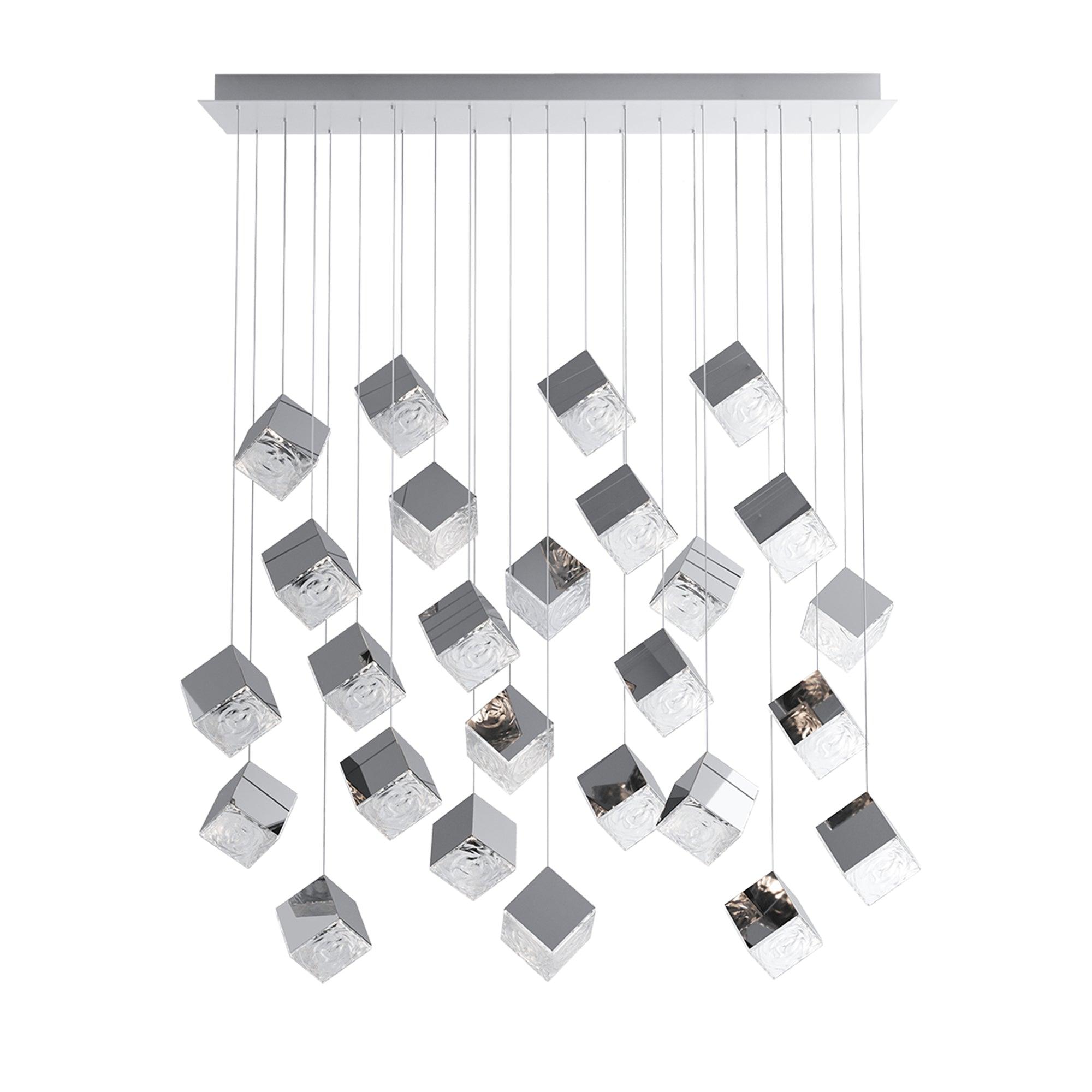 Arco Artistic Geometric Cube Chandelier - Letslighting