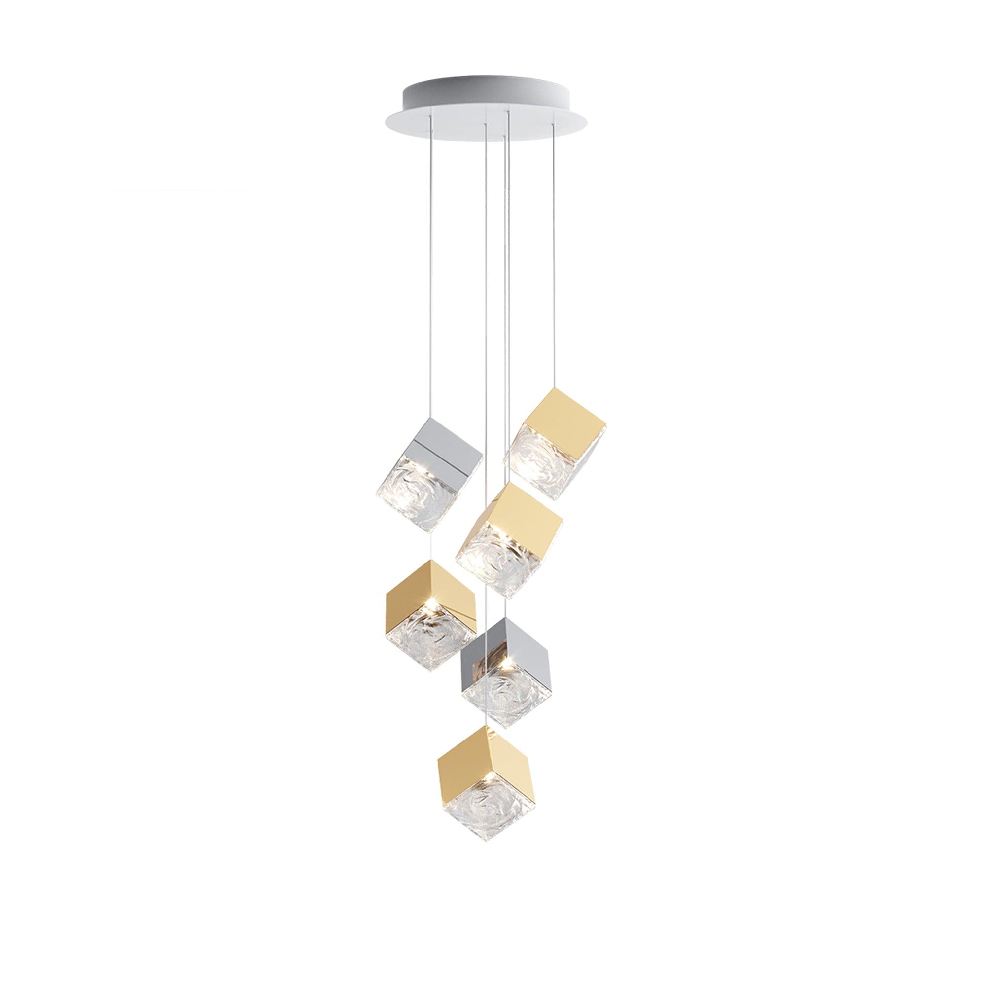 Arco Artistic Geometric Cube Chandelier - Letslighting