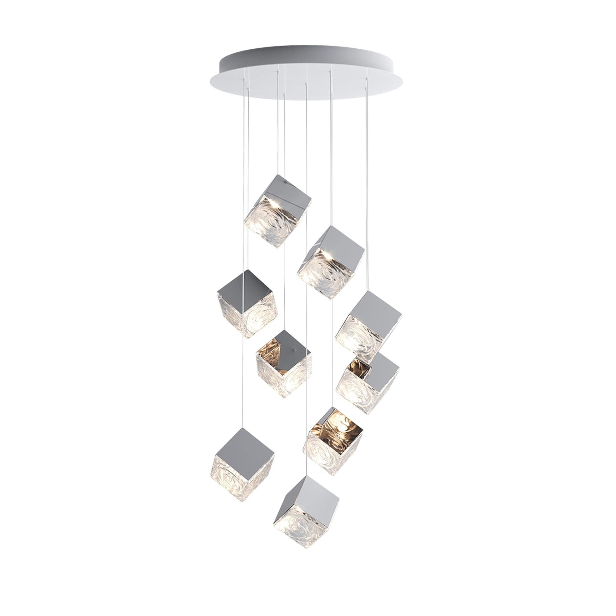 Arco Artistic Geometric Cube Chandelier - Letslighting