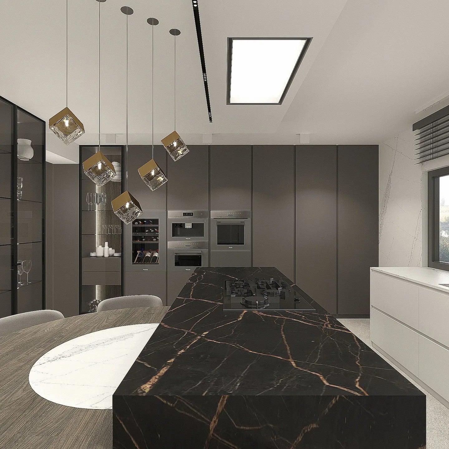 Arco Artistic Geometric Cube Chandelier - Letslighting