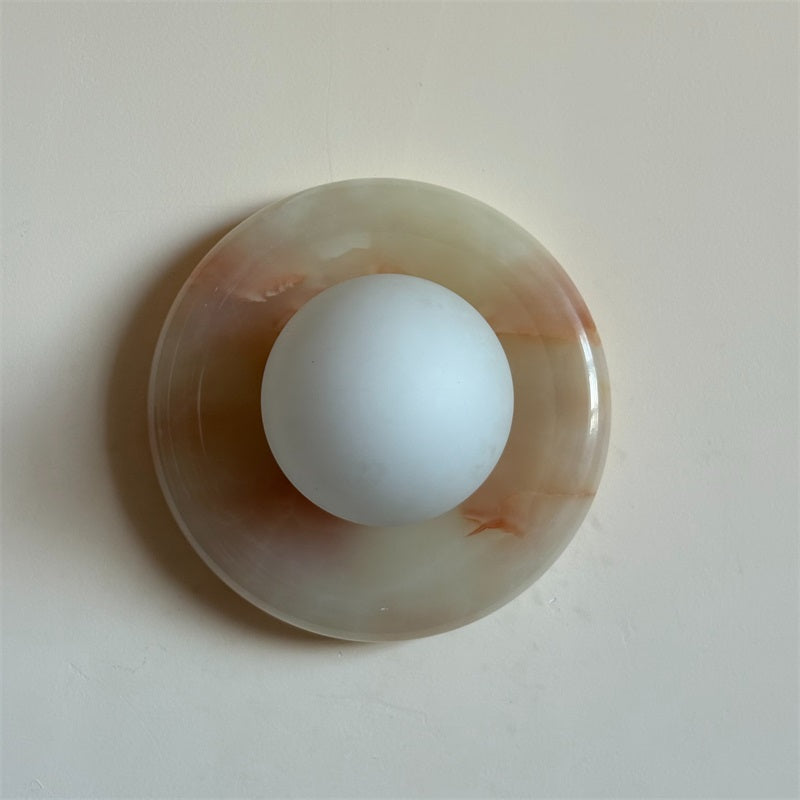 Vivina Modern Minimalist Cyan Jade Sconce Wall Lamp - Letslighting